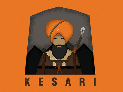 kesari Illustration illustration movieposter