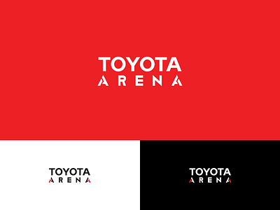 Toyota Arena Logo branding design graphic design icon logo