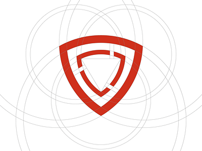 Lord Security™️ branding design grid icon logo minimalist process security shield symbol