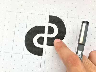 EP monogram sketch branding circle design design process e illustration logo minimalist monogram negative space p personal trainer process sketch sketching symbol