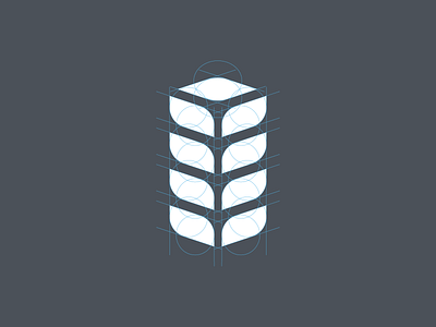 Leaf + Building Logo