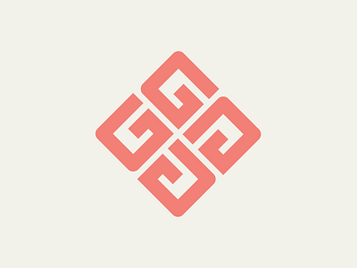 Gaud logo a branding d design g lettermark logo minimalist monogram negative space square symbol type typography u