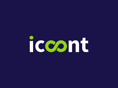 iCoont® 8 accounting bank business design digital bank eight finance infinity investment logo management minimalist number symbol type ui wordmark