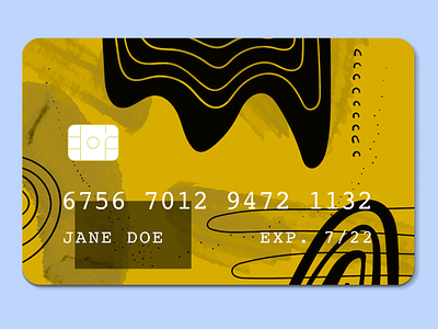 Credit Card Concept 1 bank bankcard card credit creditcard dailyui financial fintech geometric modern