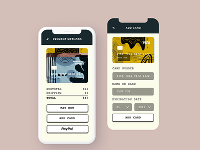 Daily UI 001 Credit Card Checkout app app design appdesign bank bankcard card checkout credit creditcard dailyui design fintech ios modern screen ui ux web design
