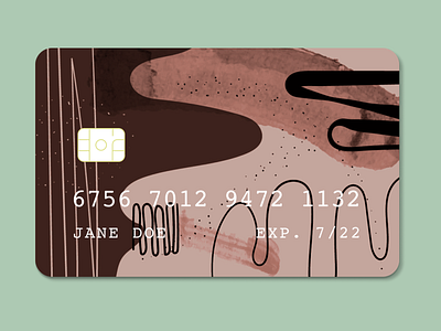 Pink Credit Card Concept bank bankcard card credit creditcard design finance financial