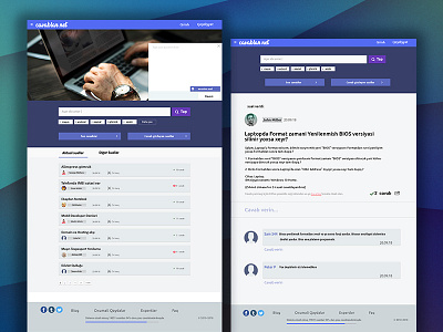 Questions\Answers site answersquestions azerbaijan baku site site design ui ux ui ux design web design