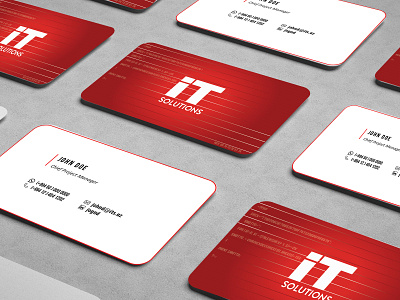 Business Card for IT Solutions