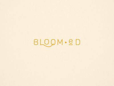 Bloom*ed Branding branding branding design branding designer graphic design graphic design logo logo logodesign typography typography logo