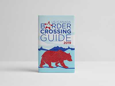 Border Crossing 2019 bear illustration topographic typography