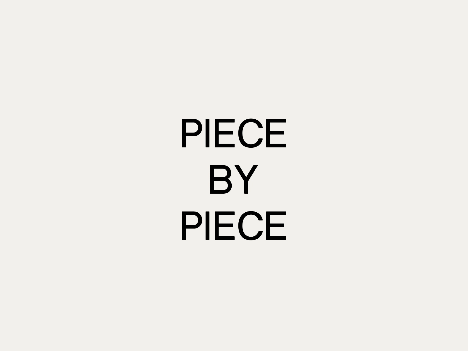 Piece by piece logo animation by Nick Rissmeyer for One Design on Dribbble