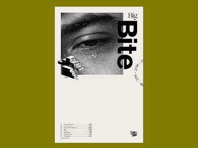 Big Bite Poster design graphic design poster poster design typography