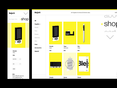 Responsive Bleistift Site