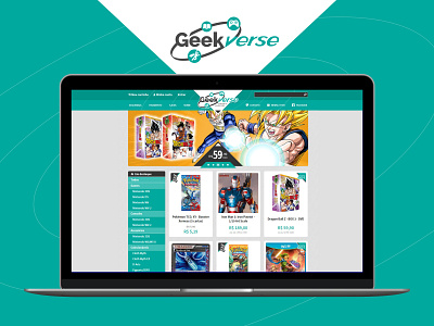 Geekverse E-Commerce Web UI Design branding e comerce ecommerce geek graphic design ui design ux design visual identity webdesign