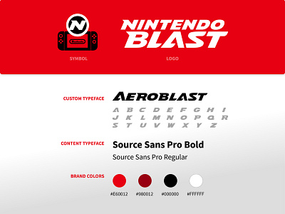 Nintendo Blast - Branding, Visual Identity