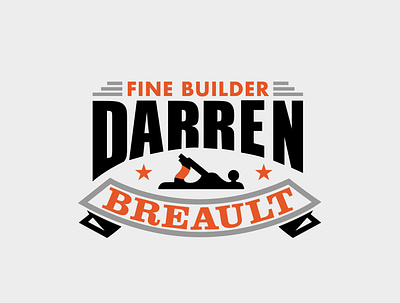 Darren the Fine Builder branding design logo logodesign