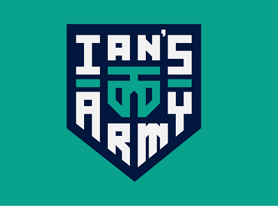 Ian's Army logo logodesign vector