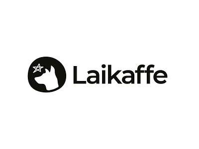 Coffee shop logo "Laikaffe"