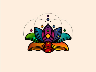 Meditativelotus balance colors design grafic meditation vector yoga