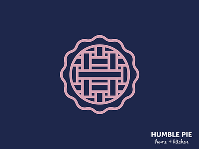 Humble Pie Home & Kitchen branding design flat logo minimal typography vector