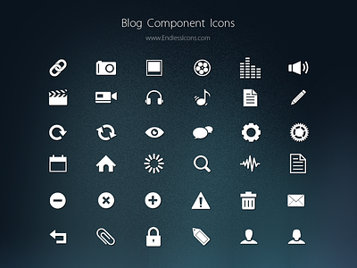 Blog Component Icons