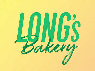 Long's Bakery Logo bakery branding design donut donuts identity illustration indianapolis indy logo typography vector