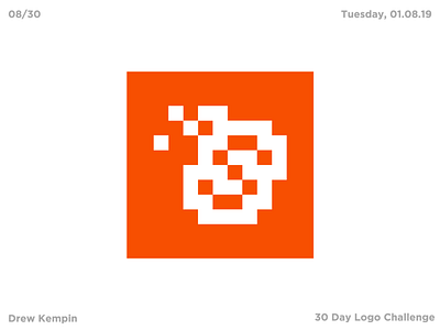 Sparked Logo (30 Day Logo Challenge) branding design flat icon identity illustration logo minimal negative space pixel retro vector video games