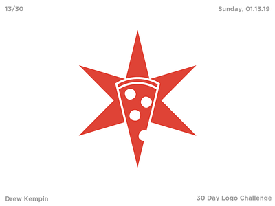 JJ Pizza Logo (30 Day Logo Challenge) branding chicago design flat icon identity illustration jj pizza logo minimal negative space pizza vector