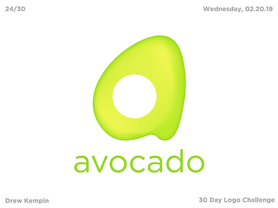 Avocado Logo (30 Day Logo Challenge)