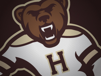 Hershey Skating Bear bear concept hershey hockey