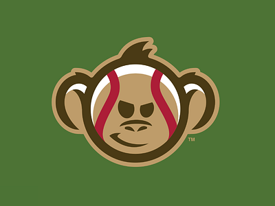 Monkey Baseball baseball branding illustration mascot monkey sports wise