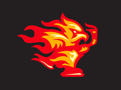 Atlanta Hotshots (Hat Club) atl atlanta branding design flames hat club hockey illustration logo sports
