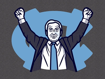 Roy Williams Retirement Fanatics apparel basketball coach fanatics illustration north carolina roy williams tarheel unc