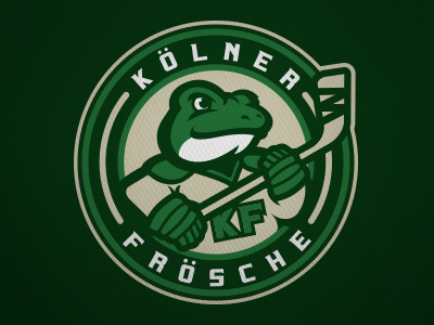 Cologne Frogs frog germany hockey logo sports