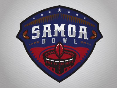 Samoa Bowl bowl football logo samoa sports tribal