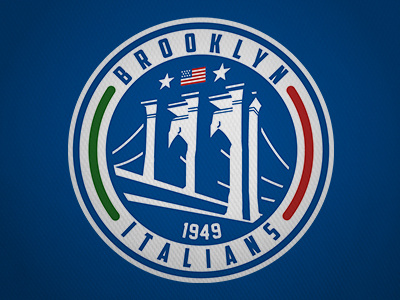 Brooklyn Italians (NPSL) bridge brooklyn italian italy logo soccer sports
