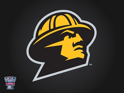 Los Petroleros de Tulsa (MiLB) baseball helmet logo oilmen sports tulsa