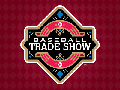 2018 Baseball Trade Show baseball diamond milb mlb ribbon show trade vegas