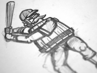 Barrel Man Concept Sketch