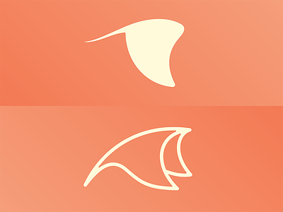 Manta Ray Logo Exploration clean icon logo logo exploration manta ray ocean simple sting ray