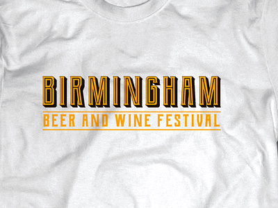 Birmingham Beer & Wine Logo adobe illustrator adobe photoshop branding design logo typogaphy