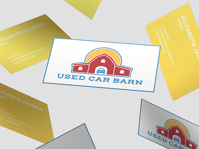 Used Car Barn Logo adobe illustrator adobe photoshop branding design logo typogaphy