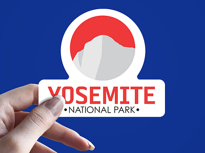 Yosemite National Park Logo adobe illustrator adobe photoshop branding design logo typogaphy