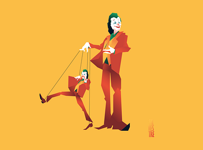 We are all joking and dacing part 02 character character design design header illustration illustration joker joker movie puppet