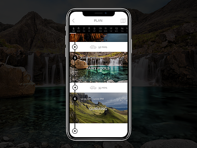 Travel Planner Timeline app itinerary mobile plan schedule timeline travel