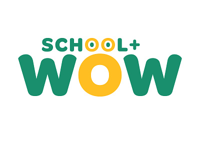 WOW School+ branding creative creative design creativity design education logo educational icon logo logo design logos logotype minimal school school logo typography ui wow