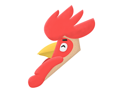 Rooster app design grain icon illustration illustrator photoshop vector