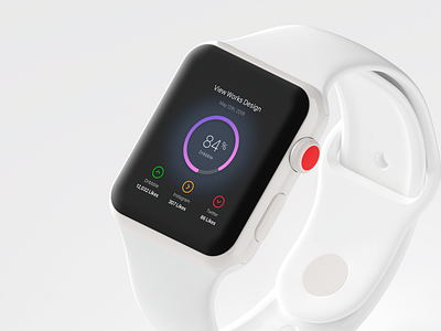 Dashboard in Apple Watch app design apple watch ui ux ux ui