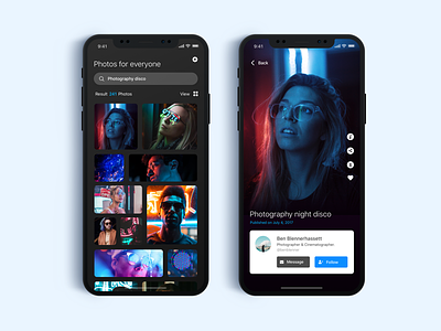 Search of Photography - Daily UI Challenge #4 app app design ios minialista photography search ui ui design ux ux design web design
