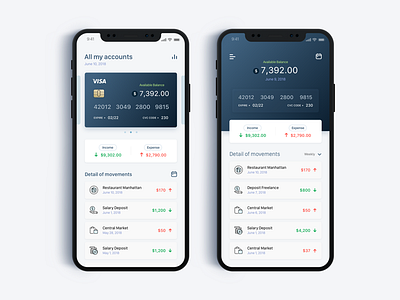 Bank Finance Concept (Banking) - Daily UI Challenge #7 by Angel ...